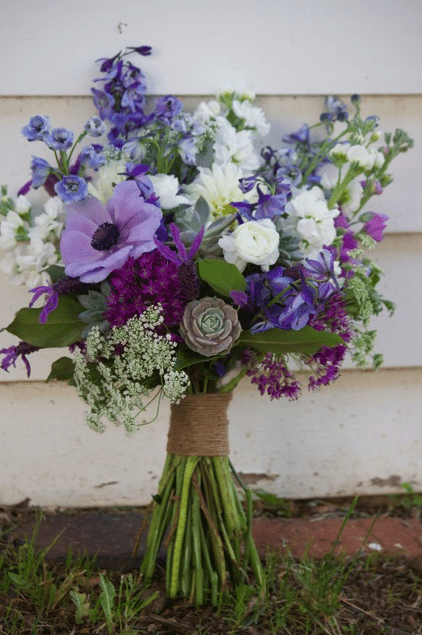 This is a more elaborate bouquet, but gives you a sense for the beauty of this art.