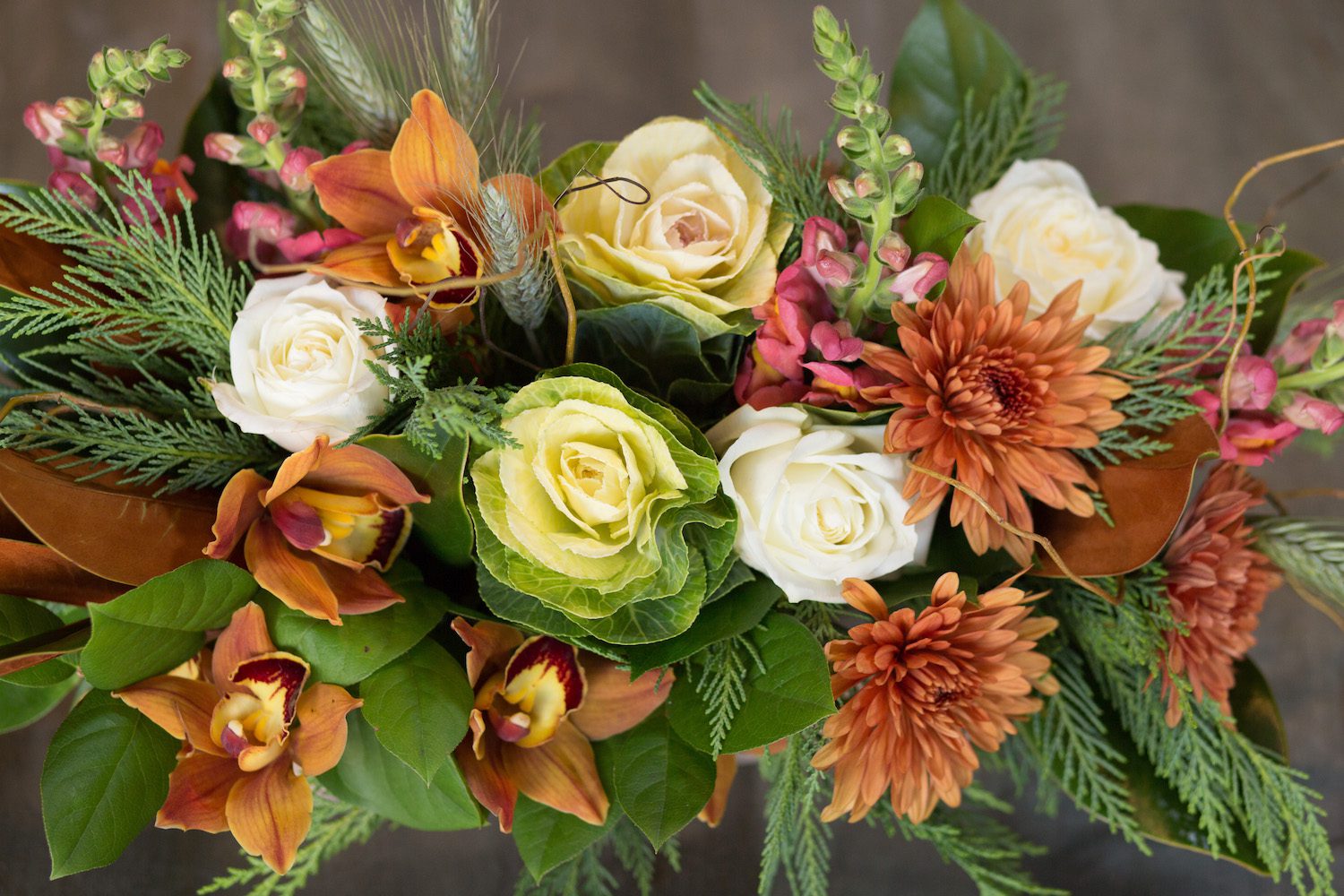 Some varieties that we may choose to work with included Snapdragons and Ornamental Kale.