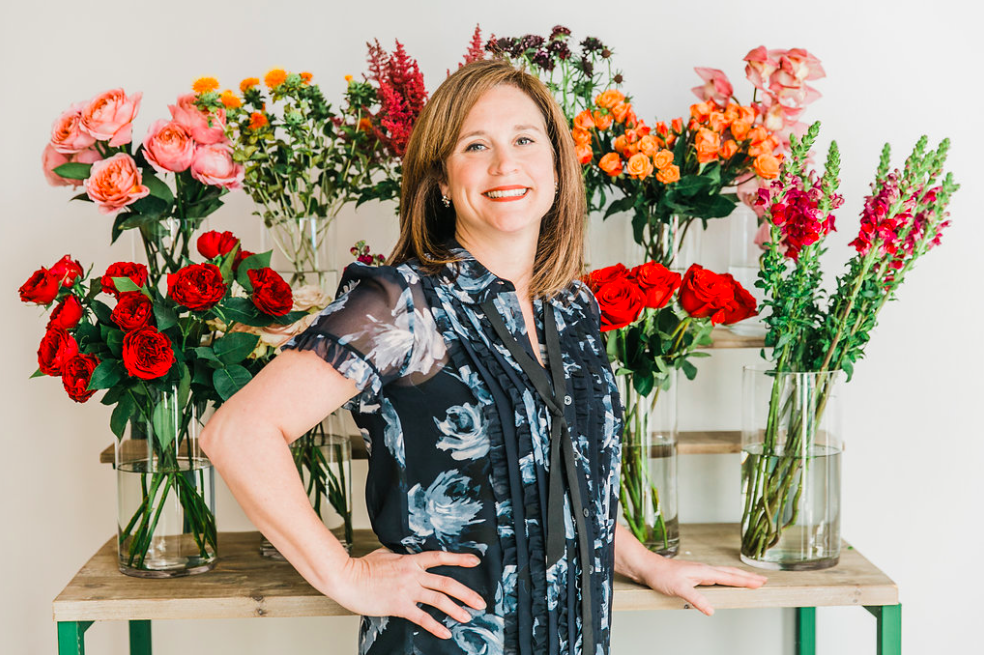 Jennifer Morris, owner of J. Morris Flowers in Leesburg, Virginia.