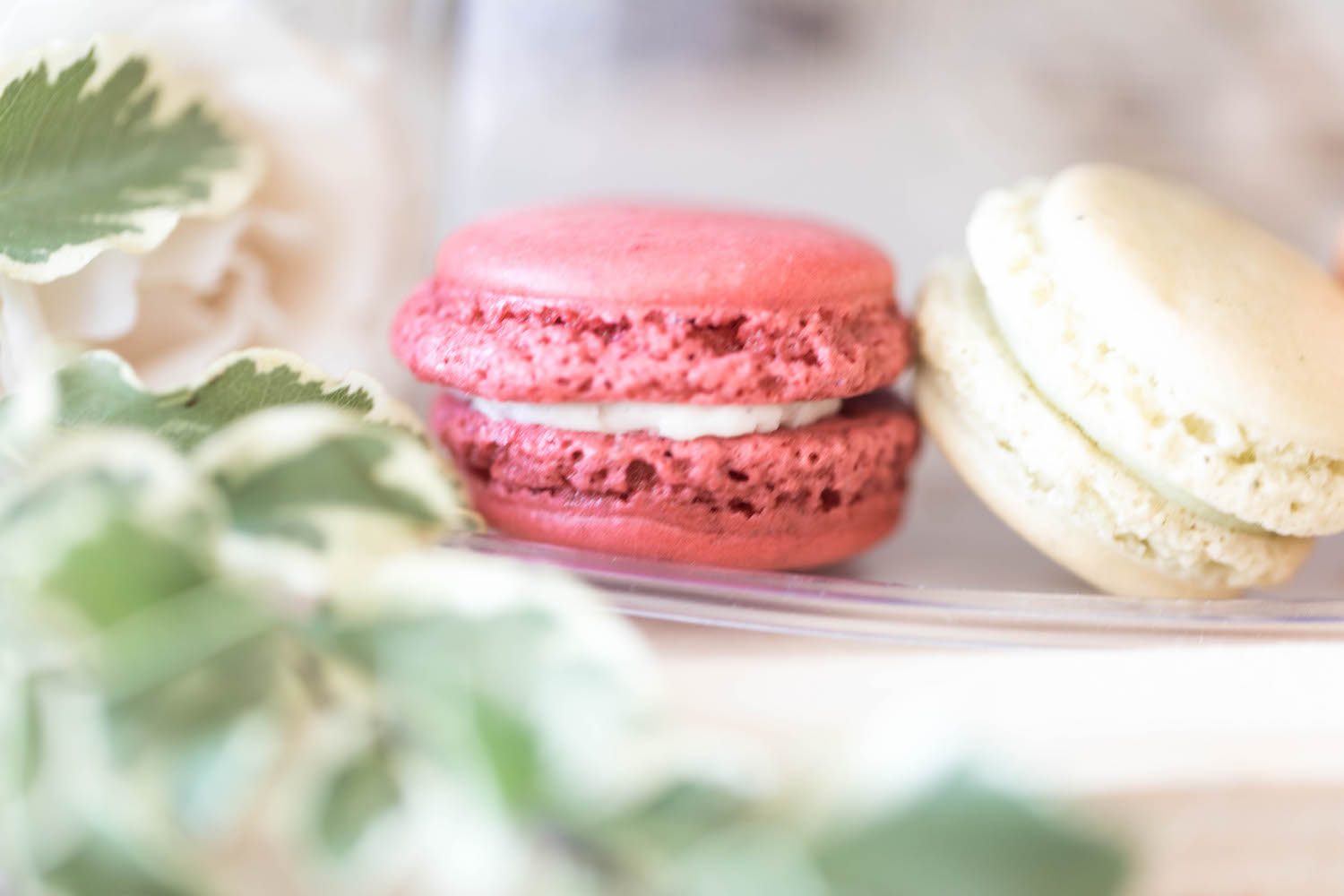 Flowers and Macarons: A riot of color and flavor